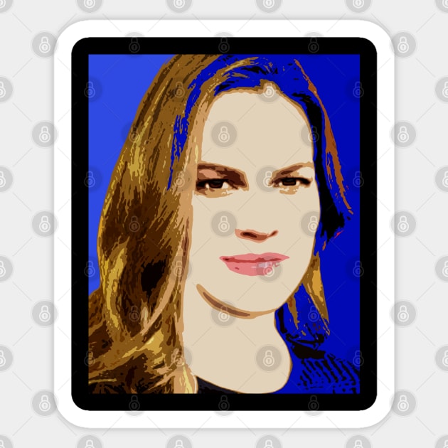 Hilary Swank Sticker by oryan80